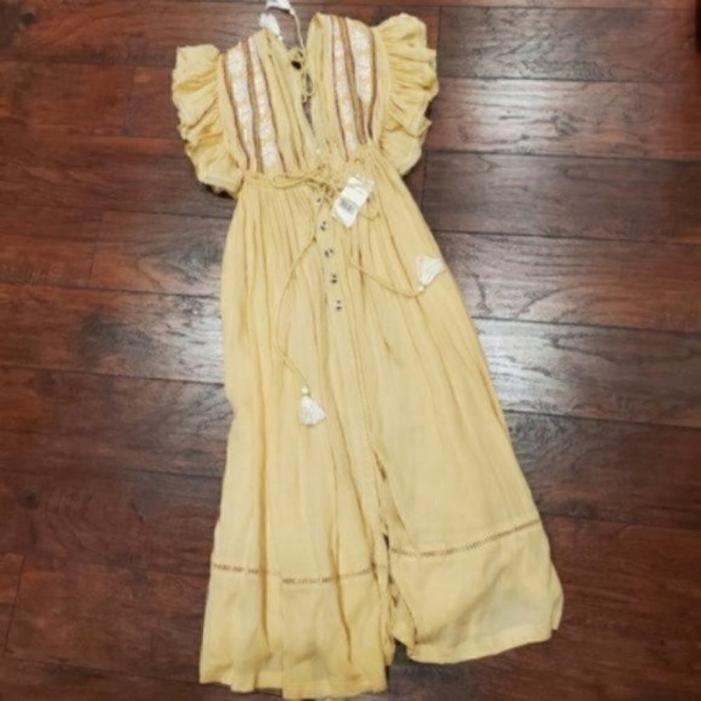 NWT Free people boho gypsy midi dress - Picture 7 of 8